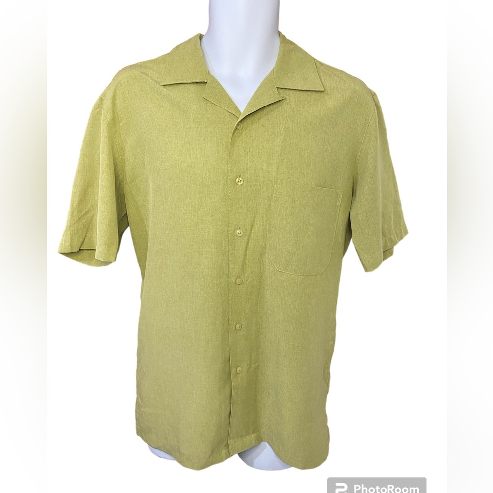 Bugatchi UOMO Men's Short Sleeve Shirt Size M